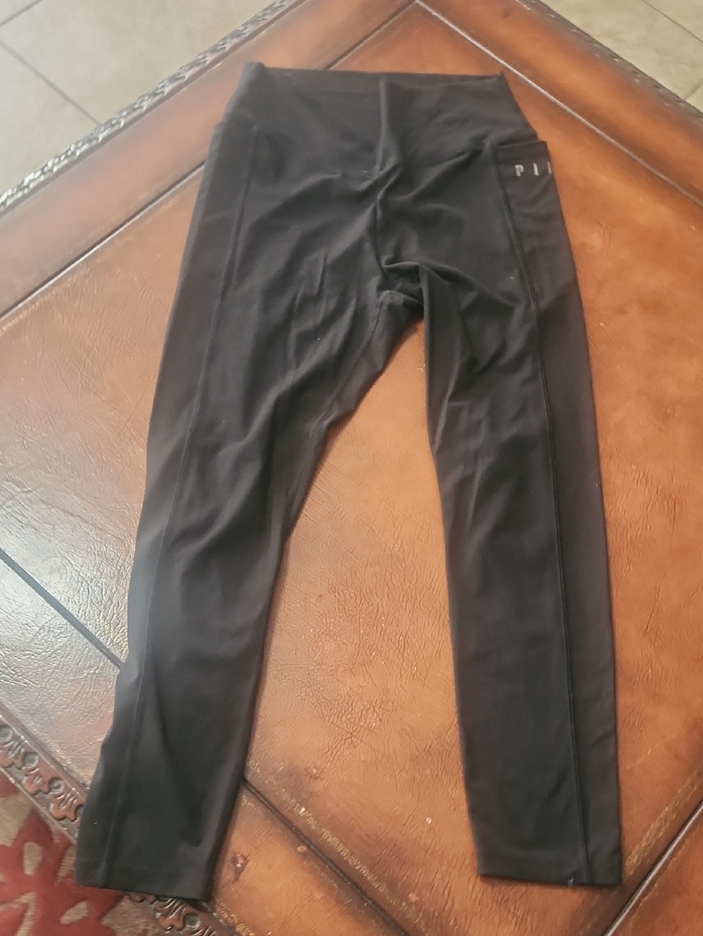 PINK Victoria's Secret Kids Black Active Leggings